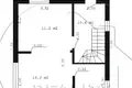 Casa 108 m² Muchaviecki sielski Saviet, Belarús