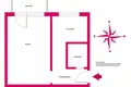 Квартира 1 комната 25 м² Варшава, Польша