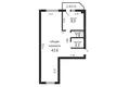 Apartamento 2 habitaciones 59 m² Slabada, Belarús