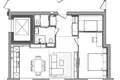 Квартира 2 комнаты 58 м² Минск, Беларусь