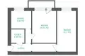 Appartement 2 chambres 44 m² Minsk, Bélarus