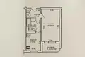 Wohnung 1 zimmer 32 m² Minsk, Belarus