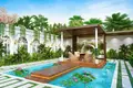 Complejo residencial New luxury Aqua Flora Residence with gardens, swimming pools and a kids' adventure park, Al Barsha South, Dubai, UAE