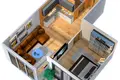 Квартира 2 комнаты 43 м² Батуми, Грузия