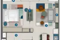 Apartamento 1 habitacion 57 m² Dubái, Emiratos Árabes Unidos