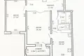 Apartamento 2 habitaciones 58 m² Minsk, Belarús