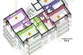 1 bedroom apartment 56 m² Alanya, Turkey