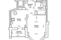 1 room apartment 40 m² Minsk, Belarus