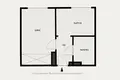 1 room apartment 29 m² Warsaw, Poland
