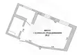 Wohnung 1 zimmer 31 m² Muchaviecki sielski Saviet, Belarus