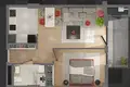 Квартира 2 комнаты 48 м² Тбилиси, Грузия