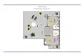 Квартира 1 комната 66 м² Акротири, Кипр
