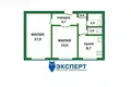 Appartement 2 chambres 52 m² Minsk, Bélarus