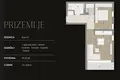 1 bedroom apartment 43 m² Muo, Montenegro