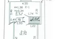 Dom 66 m² Ciurliouski sielski Saviet, Białoruś