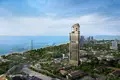 Wohnkomplex New high-rise residence with swimming pools, co-working areas and gardens, Pattaya, Thailand