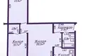 Apartamento 3 habitaciones 58 m² Saligorsk, Belarús