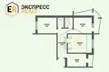 3 room apartment 74 m² Muchaviecki sielski Saviet, Belarus