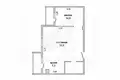 Apartamento 2 habitaciones 47 m² Muchaviecki sielski Saviet, Belarús