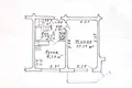 Wohnung 1 zimmer 34 m² Minsk, Belarus