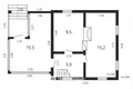 4 room house 74 m² Lasanski sielski Saviet, Belarus