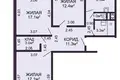 Квартира 3 комнаты 78 м² Минск, Беларусь