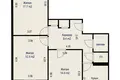 3 room apartment 63 m² Minsk, Belarus
