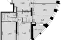 Appartement 4 chambres 106 m² Moscou, Russie