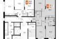3 room apartment 84 m² Moscow, Russia