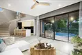 Residential complex Complex of villas with swimming pools and gardens near the beach, Samui, Thailand
