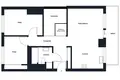 3 room apartment 63 m² in Warsaw, Poland