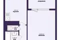 Appartement 1 chambre 35 m² Minsk, Bélarus
