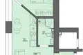 Apartamento 2 habitaciones 33 m² Kaunas, Lituania