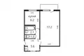 Apartamento 1 habitación 33 m² Minsk, Belarús