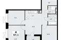 4 room apartment 67 m² Kommunarka, Russia