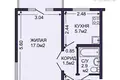Appartement 1 chambre 31 m² Minsk, Bélarus
