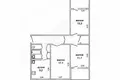 3 room apartment 69 m² Muchaviecki sielski Saviet, Belarus