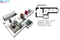 Mieszkanie 3 pokoi 45 m² Nerynga, Litwa