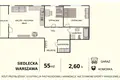 Mieszkanie 3 pokoi 56 m² Warszawa, Polska