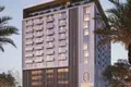 Complexe résidentiel New complex of furnished apartments Concept 7 with swimming pools and a wellness center close to Palm Jumeirah, JVC, Dubai, UAE