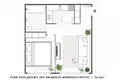 Квартира 2 комнаты 37 м² Варшава, Польша