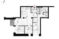 3 bedroom apartment 91 m² Riga, Latvia