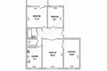 Квартира 4 комнаты 66 м² Малорита, Беларусь