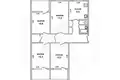 Apartamento 4 habitaciones 81 m² Muchaviecki sielski Saviet, Belarús