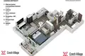 Apartamento 3 habitaciones 49 m² okres Karlovy Vary, Chequia