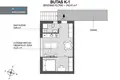 Appartement 1 chambre 35 m² Brazuole, Lituanie