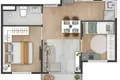 Estudio 1 habitación 34 m² Regiao Imediata de Bauru, Brasil
