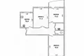 3 room apartment 77 m² Muchaviecki sielski Saviet, Belarus