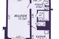 Квартира 1 комната 33 м² Минск, Беларусь