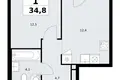 Wohnung 1 zimmer 35 m² Wnukowo, Russland